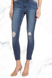 Nordstrom LEITH Mid-Rise Skinny Ankle Jeans