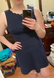 Boutique Navy Blue Dress