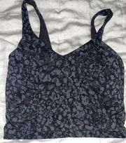 Lululemon Black Printed  Align Tank Top