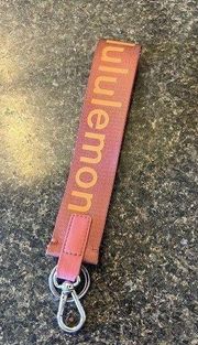 NWT Lululemon Never Lost Keychain - Brier Rose/Orange Frappe