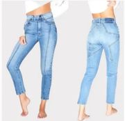 Revice  Star Skinny Ankle Jeans
