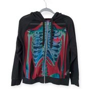 Adidas x Rita Ora Skeleton Hoodie Track Jacket Xray Rare Size S
