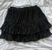 SheIn black ruffle skirt