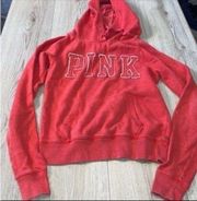 PINK - Victoria's Secret Victoria’s Secret pink red white hoodie sweatshirt