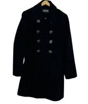Marvin Richards Wool Blend Coat Black