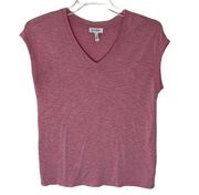 Jessica Simpson Pink V-Neck Tee. Size S