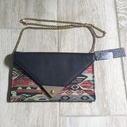 NWT Street Level Envelope Clutch Crossbody