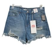 NWT  Ultra high rise distressed shorts