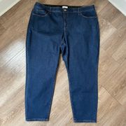 Ava & Viv NEW mid rise skinny dark wash denim jeans Comfort Women’s size 26W NWT