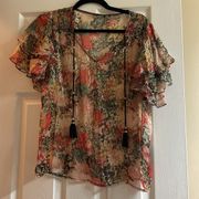 Love Sam Floral Blouse