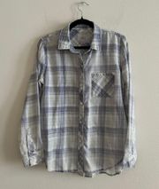 Hunter Plaid Shirt S Violet Cloud