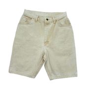 Wrangler Vintage 90’s  For Women High Rise Neutral Beige Denim Shorts