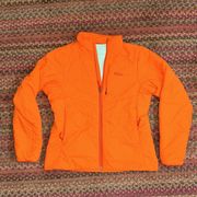 💀 REI CO OP ORANGE PRIMALOFT PUFFER JACKET