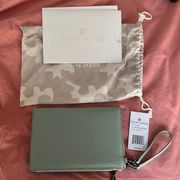 essential clutch wallet in sea mist ( discontinued color)