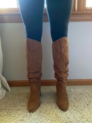 Brown Over The Knee Boot