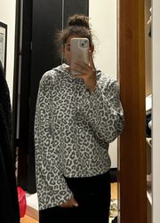 cheetah print hoodie