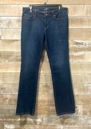 Ann Taylor Loft Modern bootcut dark wash jeans size 8