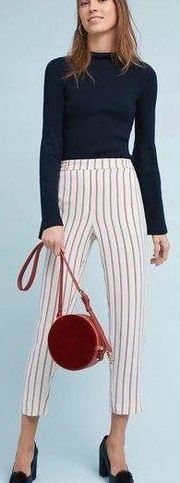 Anthropologie stripe trouser pants