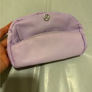 Lululemon go better mini size makeup bag purple color