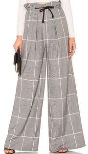 New York & company NWT high waist wide leg belted pant