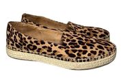 Dr. Scholl's Find Me Leopard Print Espadrille Comfort Loafers Size Womens Sz 8M