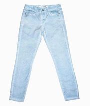 Joe Fresh Womens Denim Slim Fit Straight Leg Jeans, Blue 0 NWOT