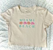Miami Beach Crop Top