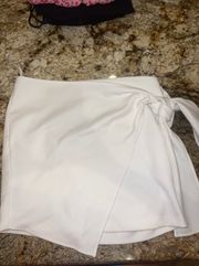 White Skort