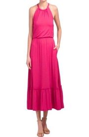 Rachel Zoe pink maxi dress