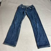 Ralph Lauren Classic Straight Leg Vintage Dark Wash Jeans Size 8 EUC
