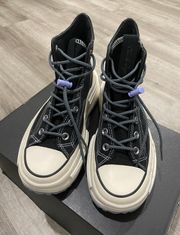 Converse  Run Star Legacy CX HI Black Platform Sneaker