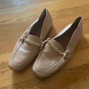 Tan Faux Leather Loafer