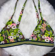 Aerie Floral Bikini Top