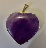 Quartz Heart Pendant