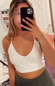 White Bralette Cami