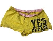 VINTAGE VS PINK YELLOW LOGO BOXER SHORTS