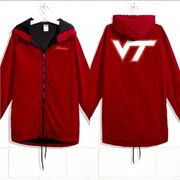 Victorias Secret PINK Virginia Tech Hokies Collegiate rain/windbreaker jacket.