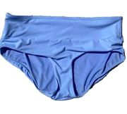 Athleta L Essential Swim Boyshort Size Large  Swallowtail Blue