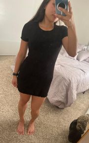 Alter’d State Ribbed Black Dress