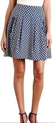 Anthro Maeve fourth street swing skirt 8