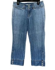 Gap ultra low rise cropped jeans 6R