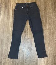 Black Cropped 1822 Jeans - 8
