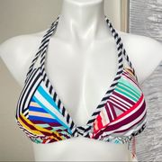 Red Carter Sliding Halter Top (D Cup) Size S (34D)