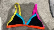 SheIn Colorblock Bikini Set