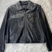 Vintage limited leather motorcycle jacket medium