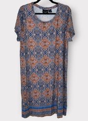 Cynthia Rowley Printed Dress 1X