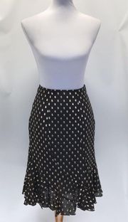 Polkadot Pencil Skirt 