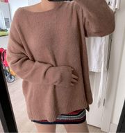 back across sweater