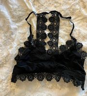 Black Lace Bralette 