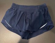 Lululemon Hotty Hot Short II *2.5" in True Navy